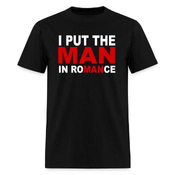 IN ROMANCE - Men's T-Shirt - black - Front - Jose (178cm)