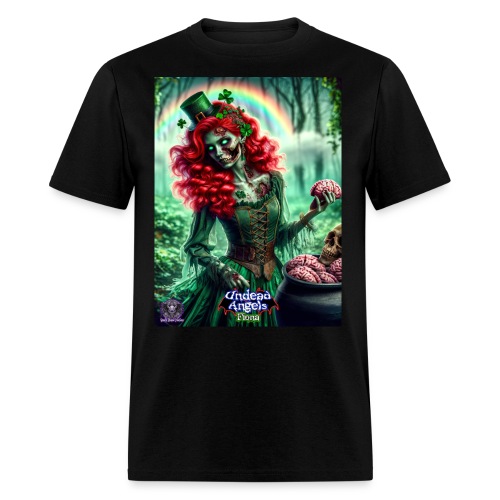 Fiona Undead Angel Leprechaun Queen #DFZ-006A - Men's T-Shirt