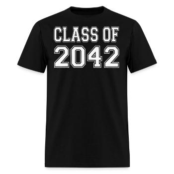 Class of 2042 - Men's T-Shirt - black - Front - Jose (178cm)