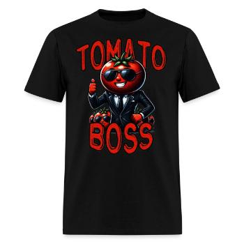 Tomato Boss Tomato Lovers I Love Tomatoes - Men's T-Shirt - black - Front - Jose (178cm)