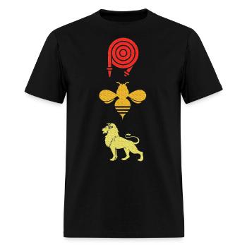 Hose Bee Lion - Men's T-Shirt - black - Front - Jose (178cm)