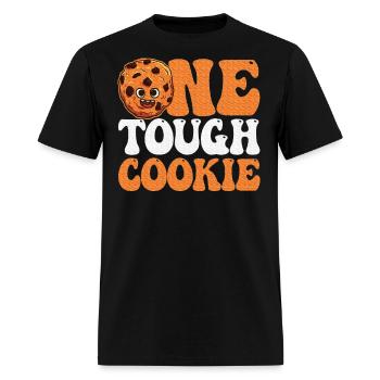 One Tough Cookie Chocolate Chip Cookie - Men's T-Shirt - black - Front - Jose (178cm)