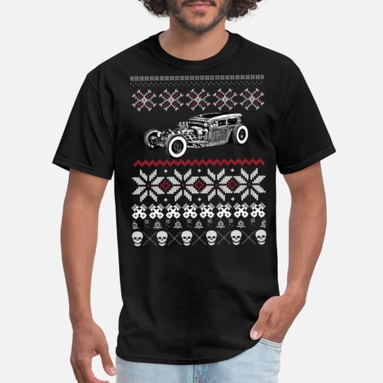 hot rod christmas shirt