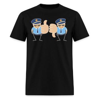 Good Cop Bad Cop - Men's T-Shirt - black - Front - Jose (178cm)