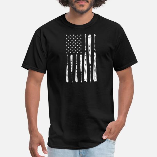 Baseball American USA Flag Funny Baseball Gift' Men's T-Shirt | Spreadshirt