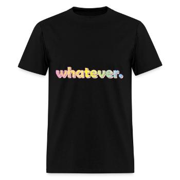 Whatever - Men's T-Shirt - black - Front - Jose (178cm)