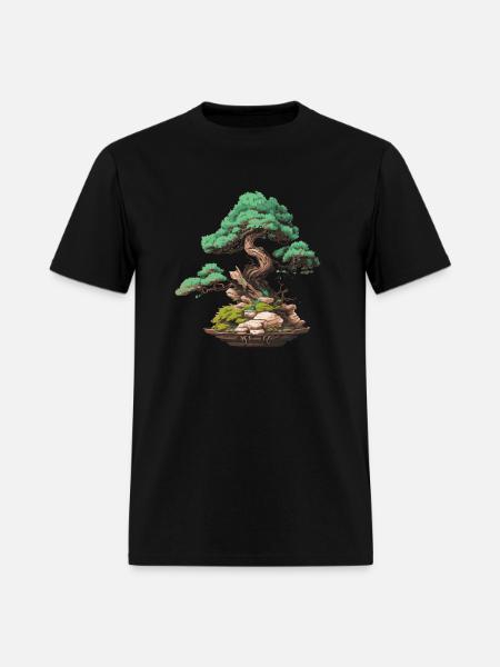 bonsai Japanese Art - Men's T-Shirt - black