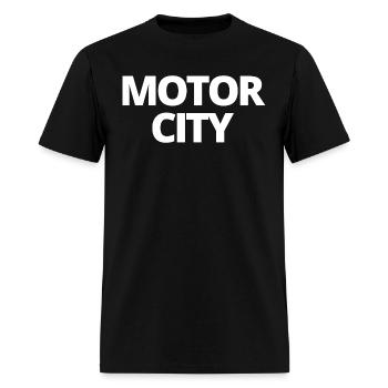 MOTOR CITY - Men's T-Shirt - black - Front - Jose (178cm)