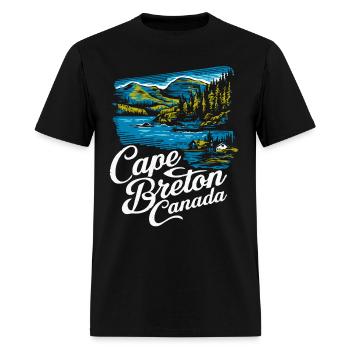 Cape Breton Canada. - Men's T-Shirt - black - Front - Jose (178cm)