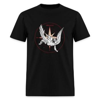 Athanatos - Fallen Angel - Men's T-Shirt - black - Front - Jose (178cm)