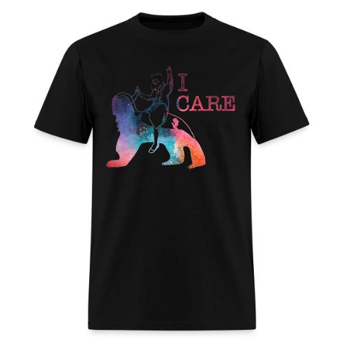 Jesus Cares Galaxy - Men's T-Shirt