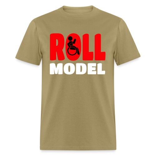 This wheelchair user is also a roll model - Men's T-Shirt