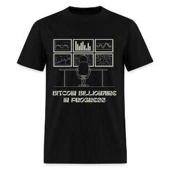 Bitcoin Billionaire Design - Men's T-Shirt - black - Front - Jose (178cm)