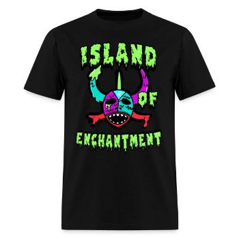 Island of Enchantment - Men's T-Shirt - black - Front - Jose (178cm)