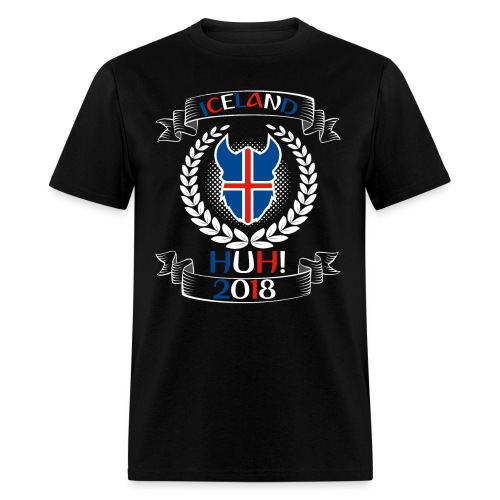 Iceland - Iceland HUH! t-shirt of world cup Russia - Men's T-Shirt