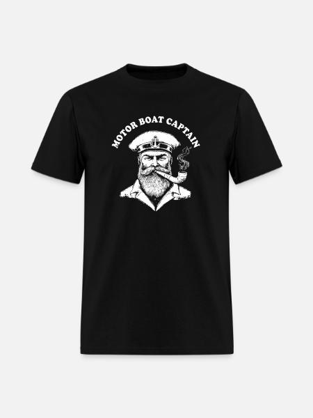 Motor Boat Captain - Men's T-Shirt - black