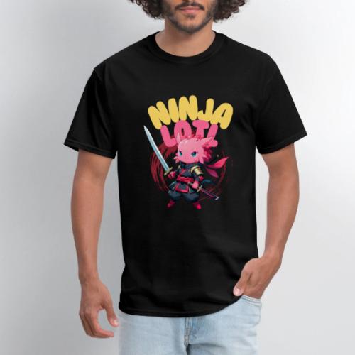 Kawaii Axolotl Ninja - Men's T-Shirt