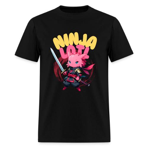 Kawaii Axolotl Ninja - Men's T-Shirt
