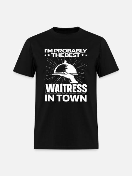 Waiter Waitress Funny - Men's T-Shirt - black