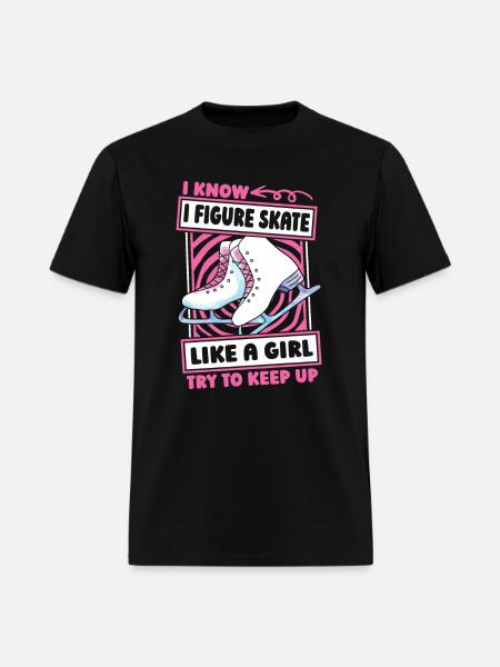 Figure Skating Funny - Men's T-Shirt - black