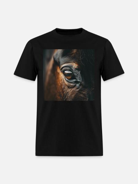 Horse - Men's T-Shirt - black