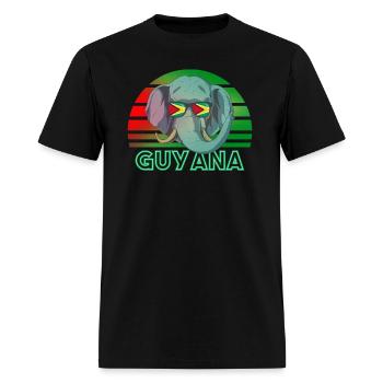 Guyana - Men's T-Shirt - black - Front - Jose (178cm)