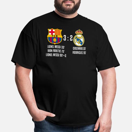 angivet Fruity interpersonel FC Barcelona 3 - 2 Real Madrid' Men's T-Shirt | Spreadshirt