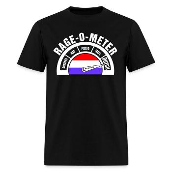 Rage O Meter Dutch - Men's T-Shirt - black - Front - Jose (178cm)