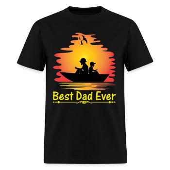 best dad ever - Men's T-Shirt - black - Front - Jose (178cm)