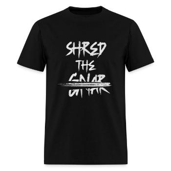 Shred the Gnar - Men's T-Shirt - black - Front - Jose (178cm)