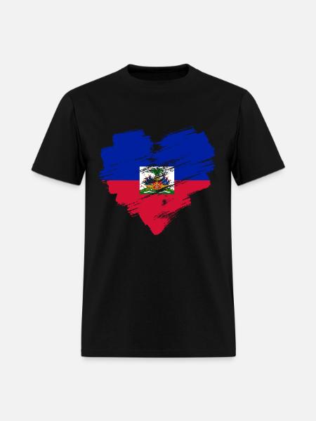 Haiti - Men's T-Shirt - black
