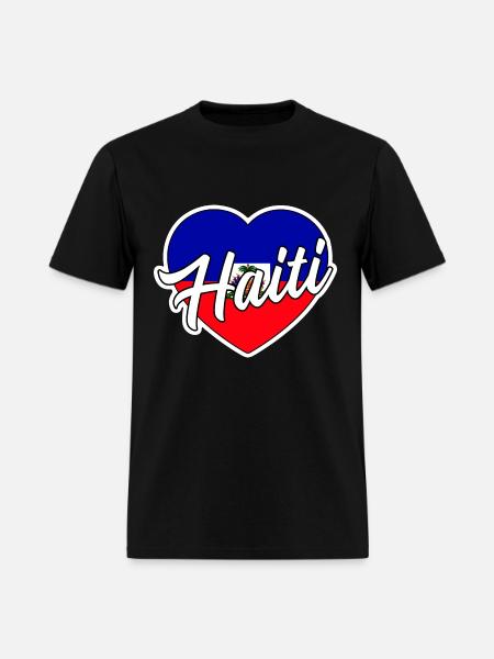 Haiti - Men's T-Shirt - black
