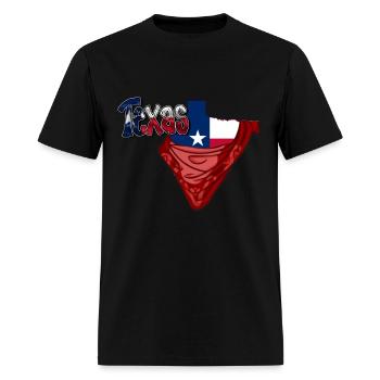 Texas texas - Men's T-Shirt - black - Front - Jose (178cm)