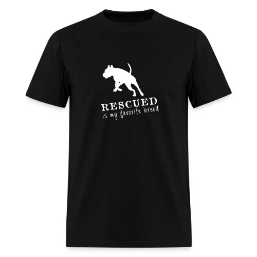 rescued is my fav noir png - Men's T-Shirt