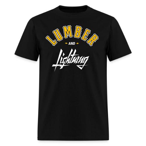 Lumber and Lightning - Men's T-Shirt