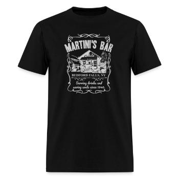 Martini s Bar - Men's T-Shirt - black - Front - Jose (178cm)