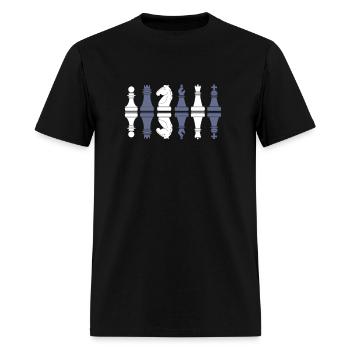 Chess game master graphics Matt Bauer gift - Men's T-Shirt - black - Front - Jose (178cm)