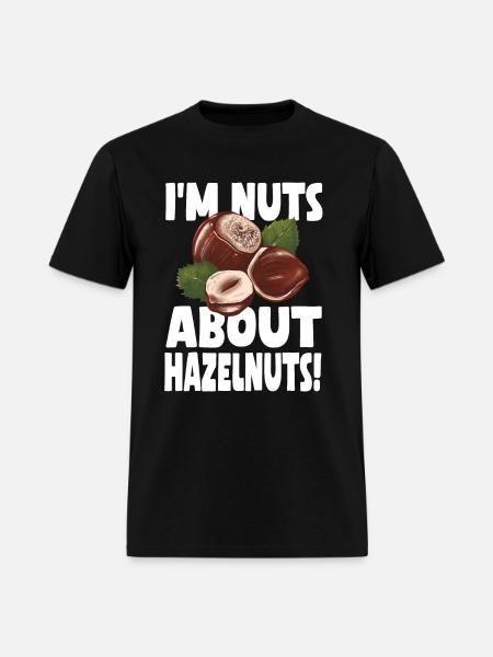 Funny Hazelnuts Shirt - Men's T-Shirt - black