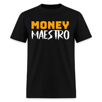 MONEY MAESTRO - Men's T-Shirt - black - Front - Jose (178cm)