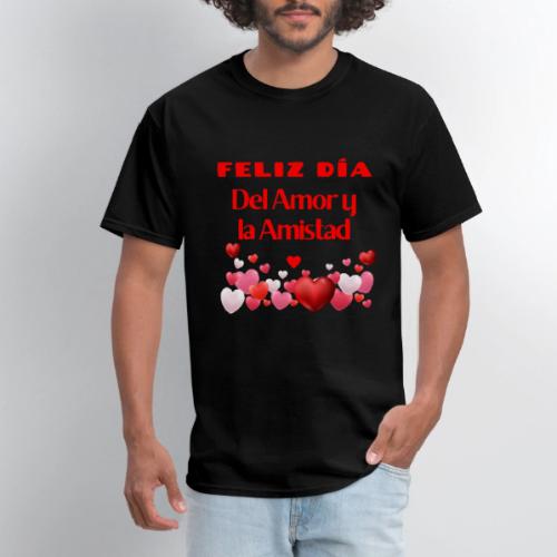 Design Happy Day of Love and Friendship, February. - Men's T-Shirt