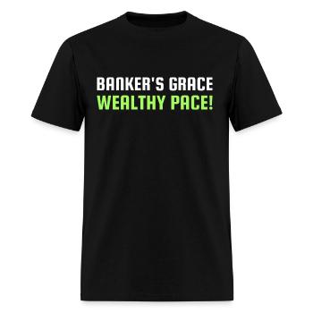 Banker s Humor Cash Consumer - Men's T-Shirt - black - Front - Jose (178cm)