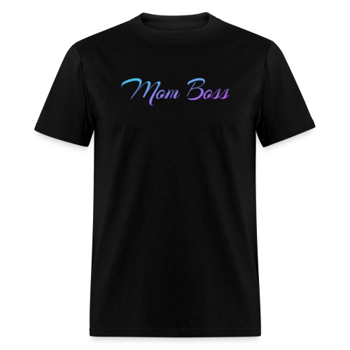 Mom Boss purple and blue - Men's T-Shirt