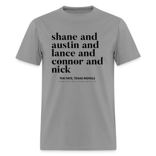 The Men of Fate, Texas - Men's T-Shirt