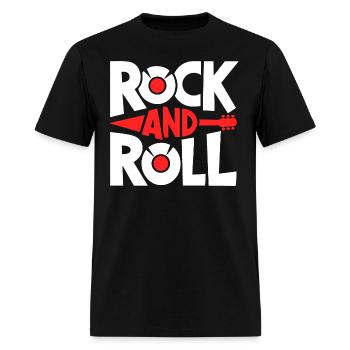 Rock N Roll - Men's T-Shirt - black - Front - Jose (178cm)