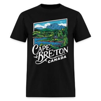 Cape Breton Canada. - Men's T-Shirt - black - Front - Jose (178cm)