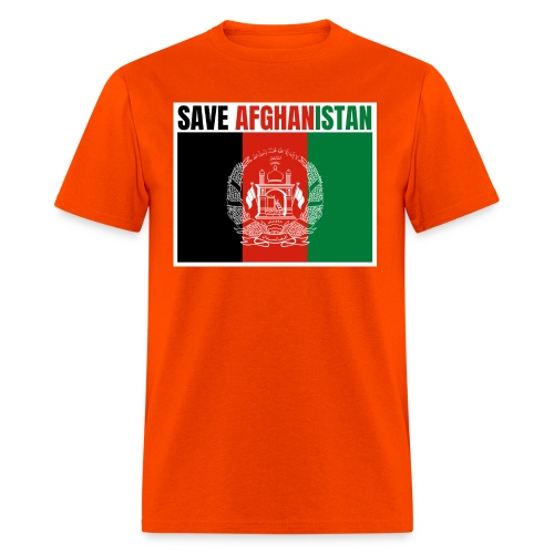 SAVE AFGHANISTAN, Flag of Afghanistan - Men's T-Shirt