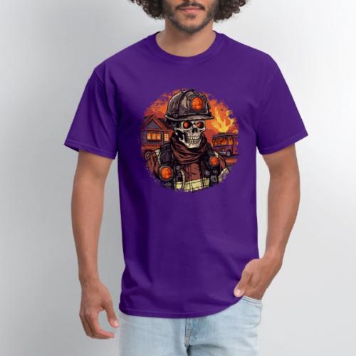 Skeletons Firefighter / fireman skeleton - Men's T-Shirt