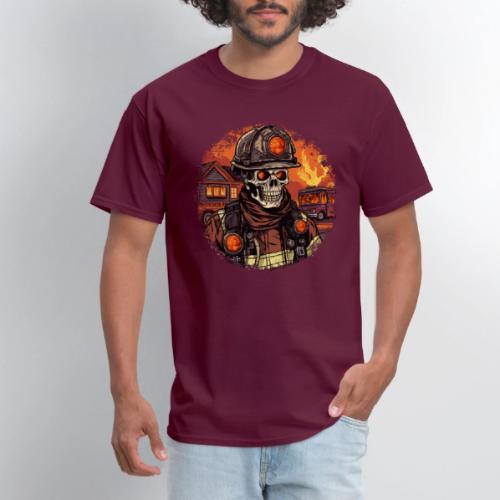 Skeletons Firefighter / fireman skeleton - Men's T-Shirt