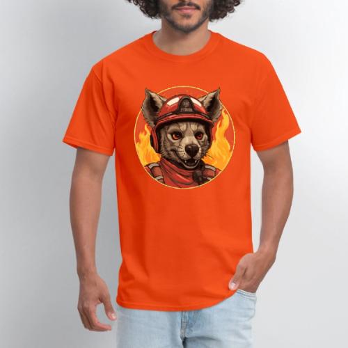 Firefighter hyena - Men's T-Shirt