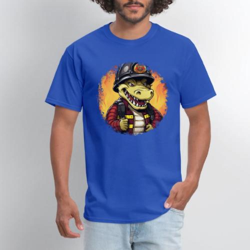 Fireman crocodile - Men's T-Shirt